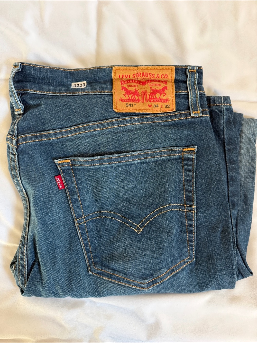 Levi's Blue Denim Jeans with Red Tab